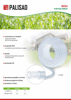 Noutatea Palisad Furtunuri armate transparente 6743088, 673288.