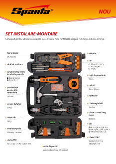 Noul Sparta Kit de uz casnic 135645.
