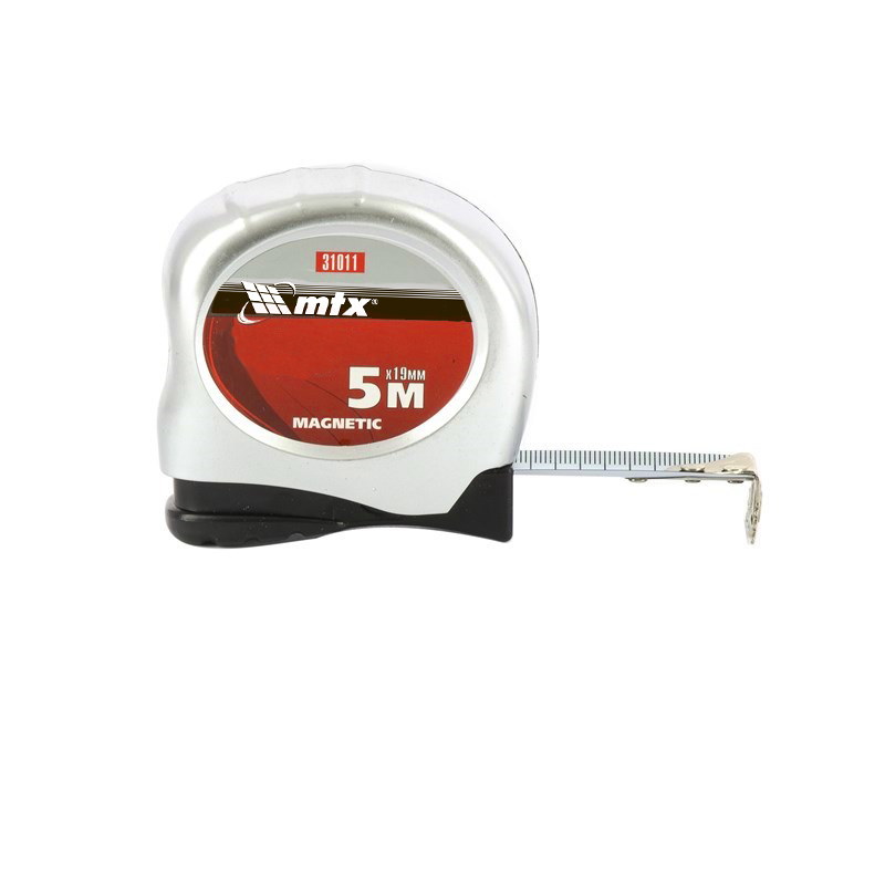 Ruleta Magnetic, 5 m х 19 mm, prindere cu magnet// MTX