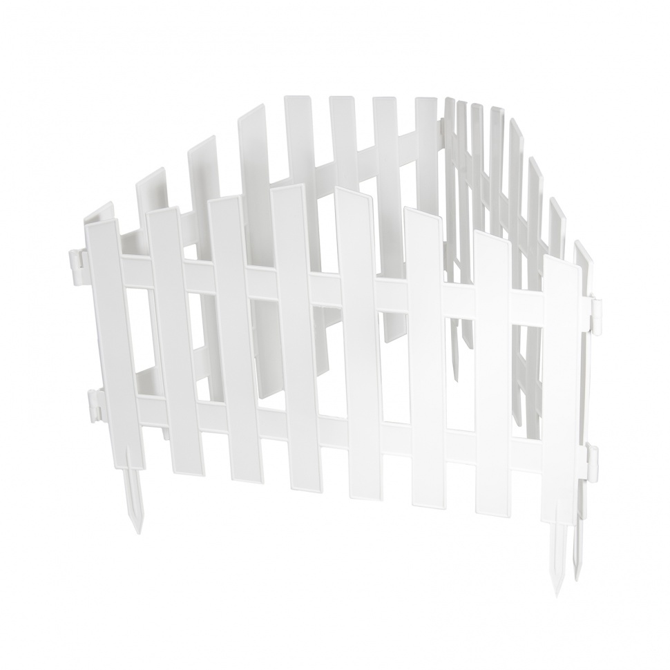 Gard decorativ "Maroc", 28 x 300 cm, alb // PALISAD