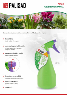 Noutatea Palisad Pulverizator Manual 647418.