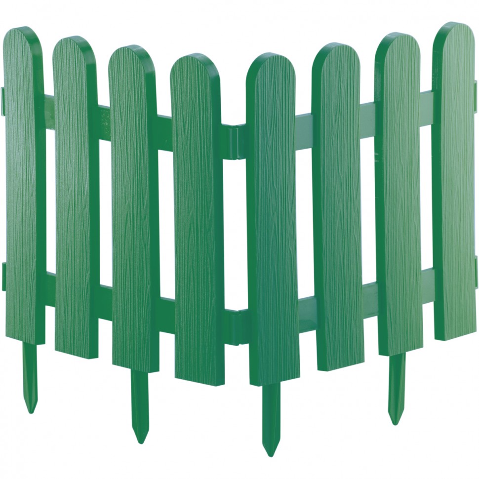 Gard decorativ "Classic", 29 x 224 cm, verde// Palisad