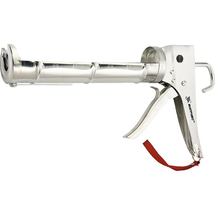 Pistol pentru etanSant, 310 ml, "jumatate deschis", crom, comutati 7 mm // MATRIX