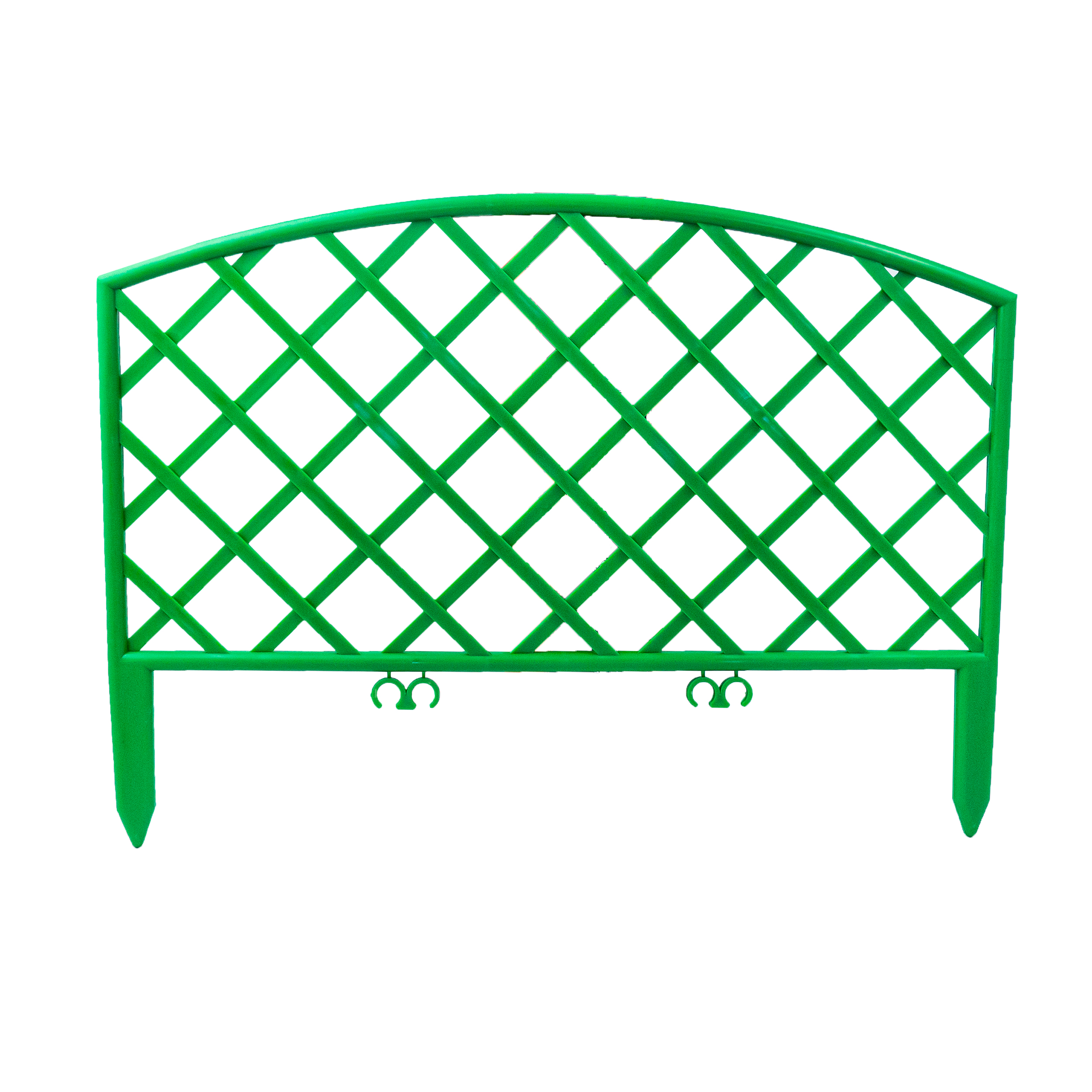 Gard decorativ "Impletituri", 24 x 320 cm, verde// Palisad